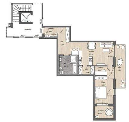 Grundriss Wohnung 13