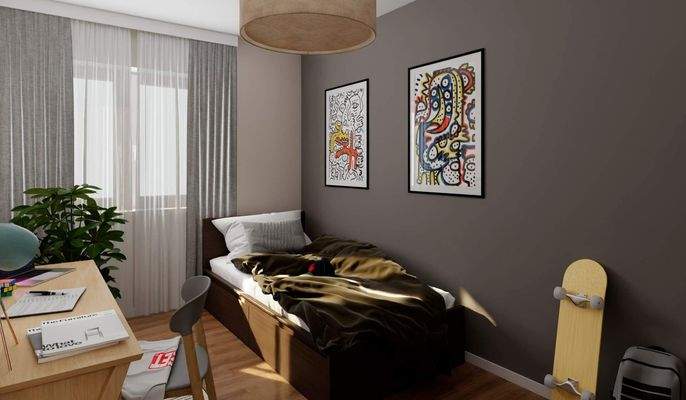 Platz zum Toben im Kinderzimmer