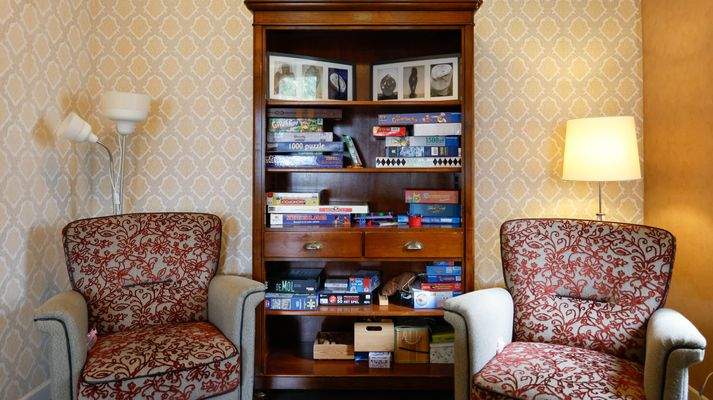 Gruppenhaus Wohnzimmer...