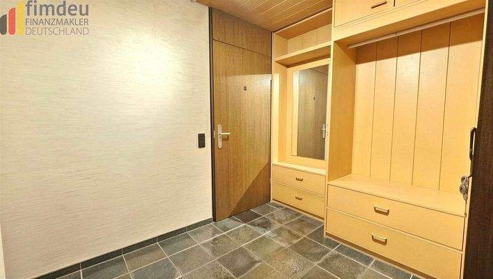 Garderobe und Eingang