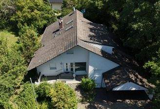 Luftaufnahme - Anwesen in grüner Umgebung