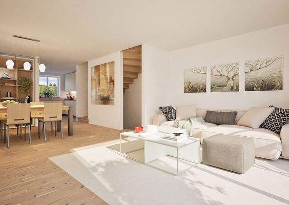 Doppelhaushälfte Bermatingen – Wohnen & Essen innen