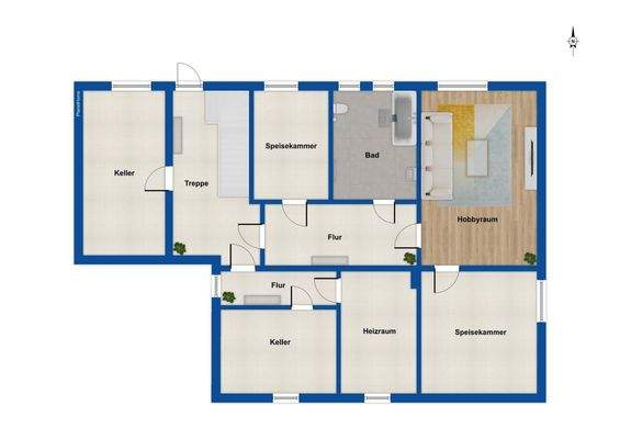 Grundriss - Kellergeschoss