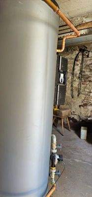 Haus links Technik separat / Hintereingang