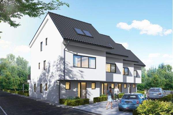 Ansicht 1 Reihenhäuser