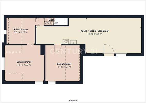 Grundriss Obergeschoss