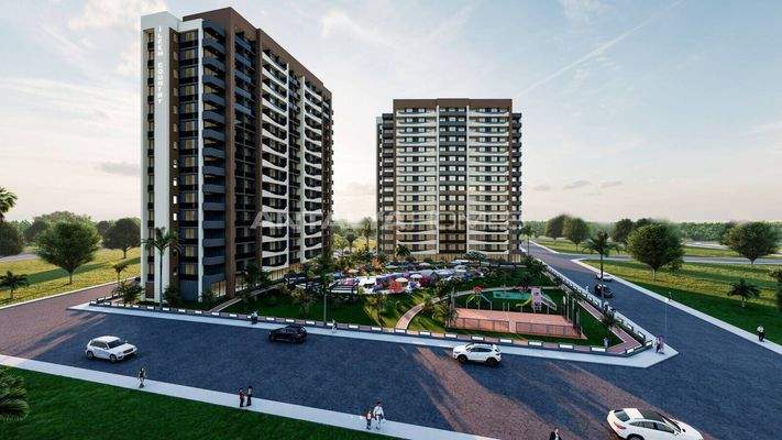 Brand-New Flats with Pool Near the Sea in Tömük Mersin