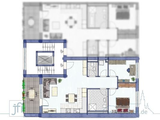 Grundriss Wohnung
