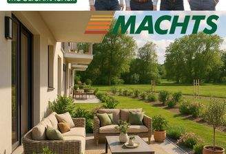 Terrasse mit Gartenblick