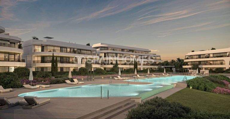 Newly-Built Apartments in a Complex in Estepona Costa del Sol