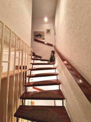 Treppe zur Galerie