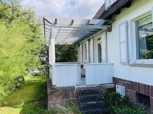 Terrasse am Wohnzimmer