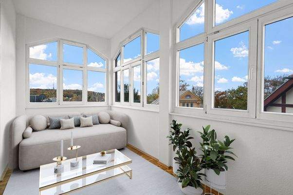 Wintergarten - virtuell eingerichtet