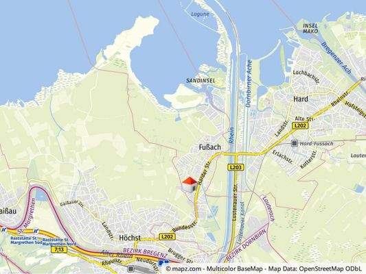 Geolyzer Kartenausschnitt