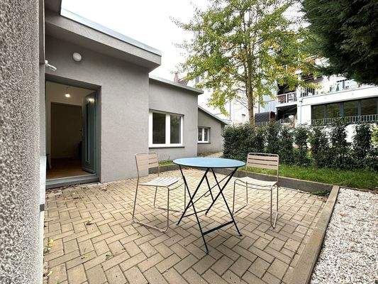 Die große Terrasse...