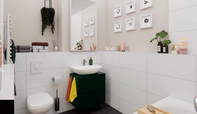 Pflegeleicht und durchdacht – das Badezimmer schaf