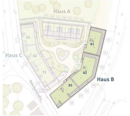 Lageplan Hospital Quartier