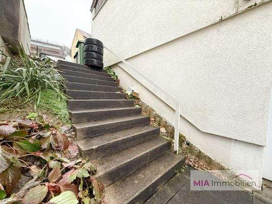 Weg zur Einliegerwohnung