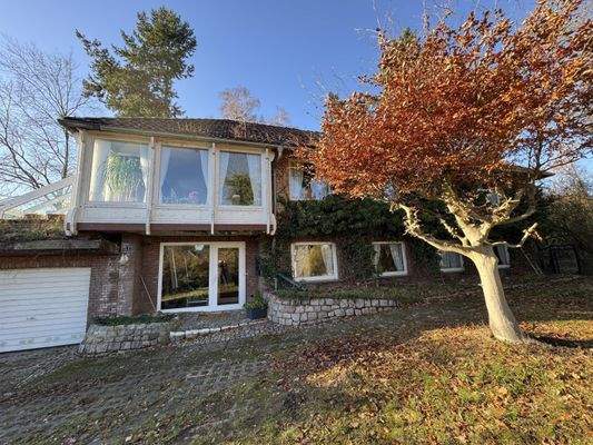 Ansicht von der Auffahrt