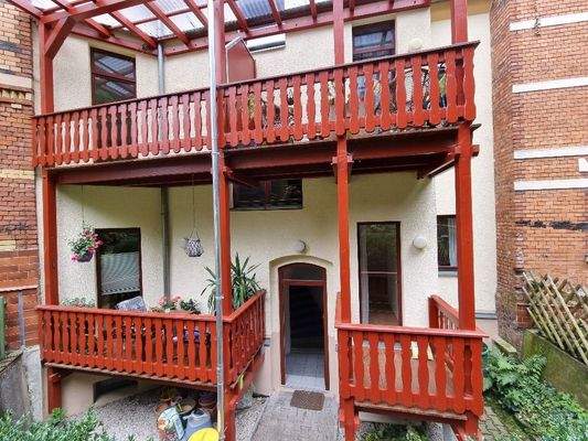 Hintere Gartenansicht