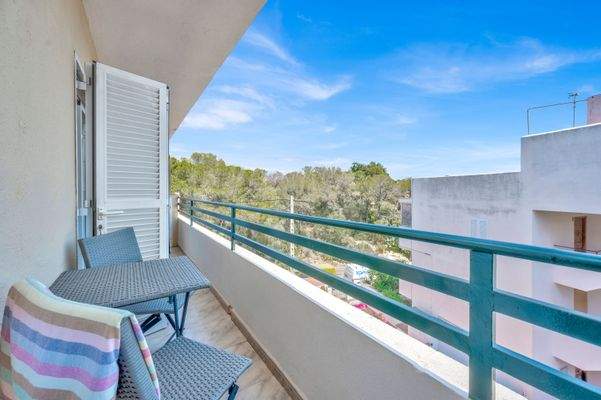 Terrace in apartment in Portals Vells 