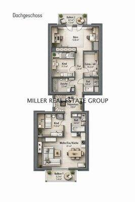 Grundriss Dachgeschoss