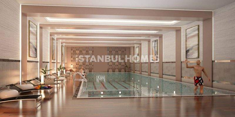 Spacious Flats in a Mixed Project with Pool in Kucukcekmece
