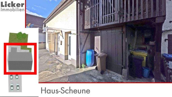 Haus-Scheune