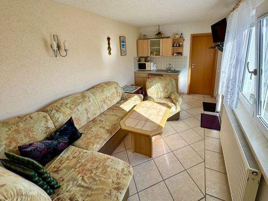 Der Wohn-Essbereich der Einliegerwohnung