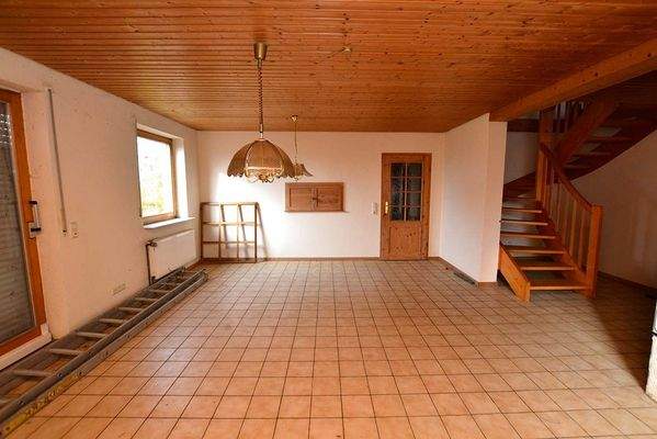 Wohnzimmer in Souterrain