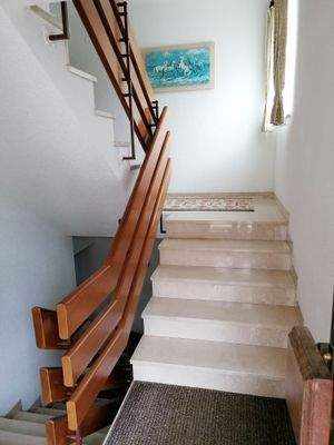 Treppe zum Dachgeschoss