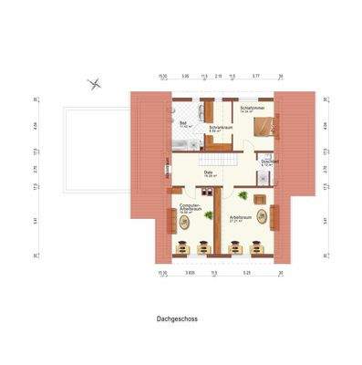 Hochw. 1FH, DG Grundriss