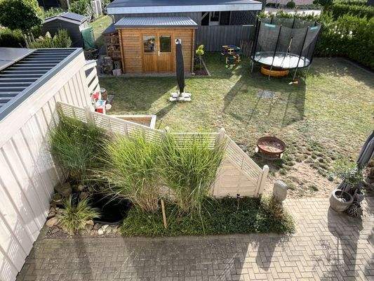 Grundstück - Blick aus dem Schlafzimmerfenster