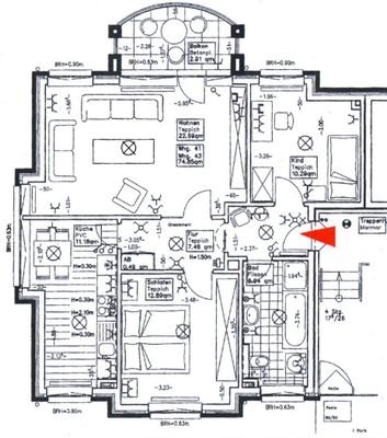 Grundrisszeichnung