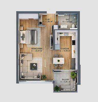3D floor plan
