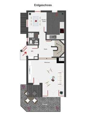 Grundriss Erdgeschoss