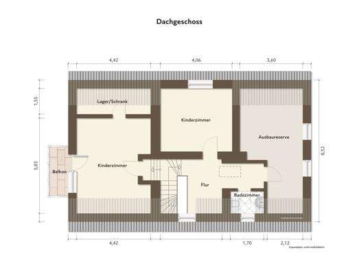 Grundriss Obergeschoss