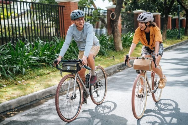 Viele Fahrradstrecken