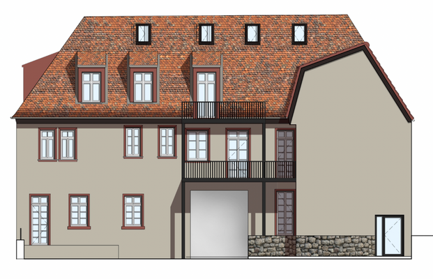 Ansicht vom Innenhof