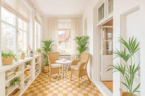 Visualisierung Loggia als Wintergarten