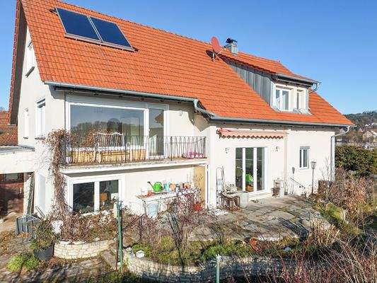 Terrasse und Balkon mit tollem Ausblick