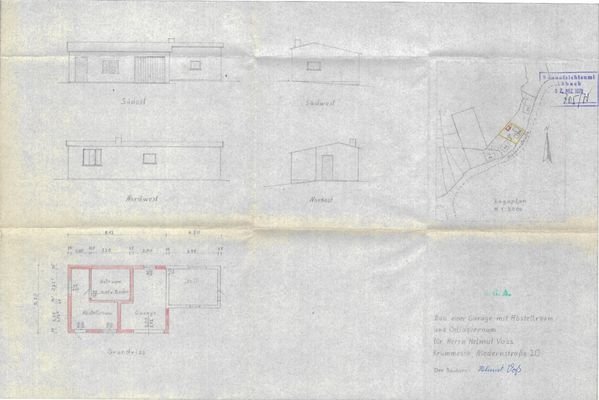 Grundriss Garage -alt-