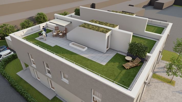 Illustration Dachterrasse