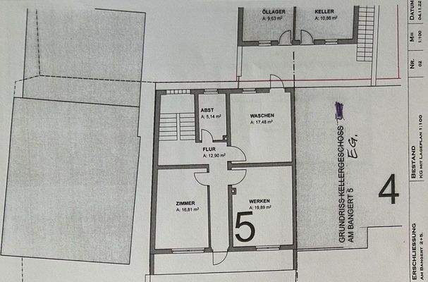 Grundriss Erdgeschoss