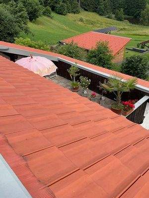 Blick zur Sonnenterasse