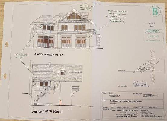 Ansicht nach Osten-Süden