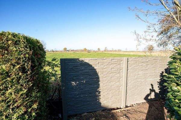 Blick vom Garten aus