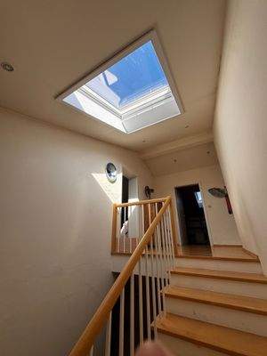 Treppe zum Dachgeschoss