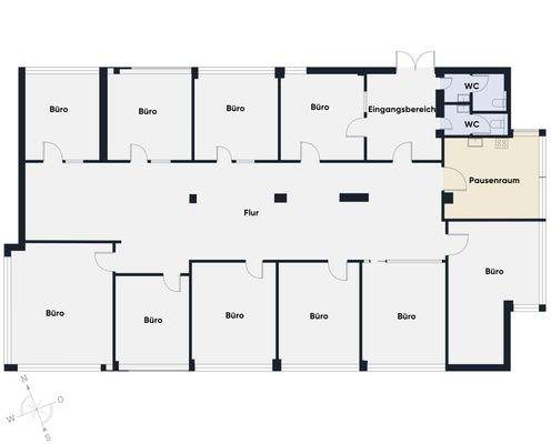 Grundriss ohne Maßstab