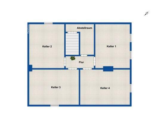 Grundriss KG Haupthaus